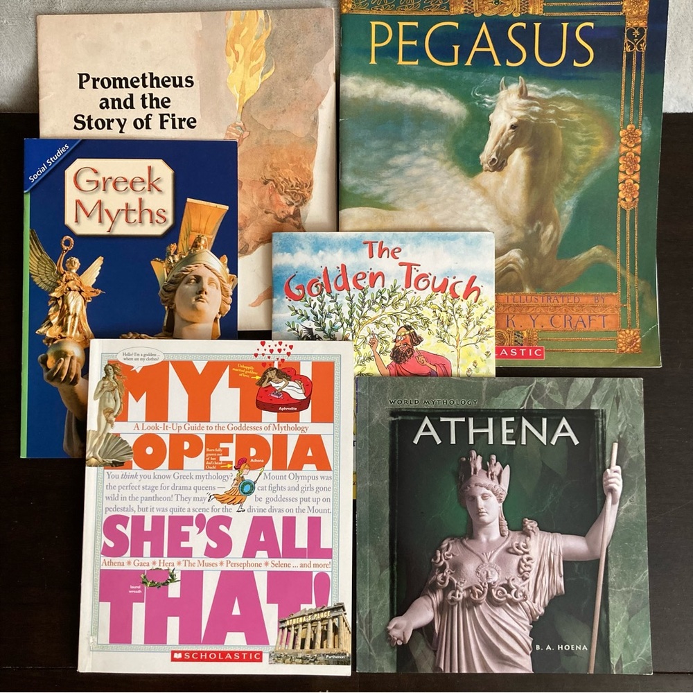 6 Greek mythology books 🔱